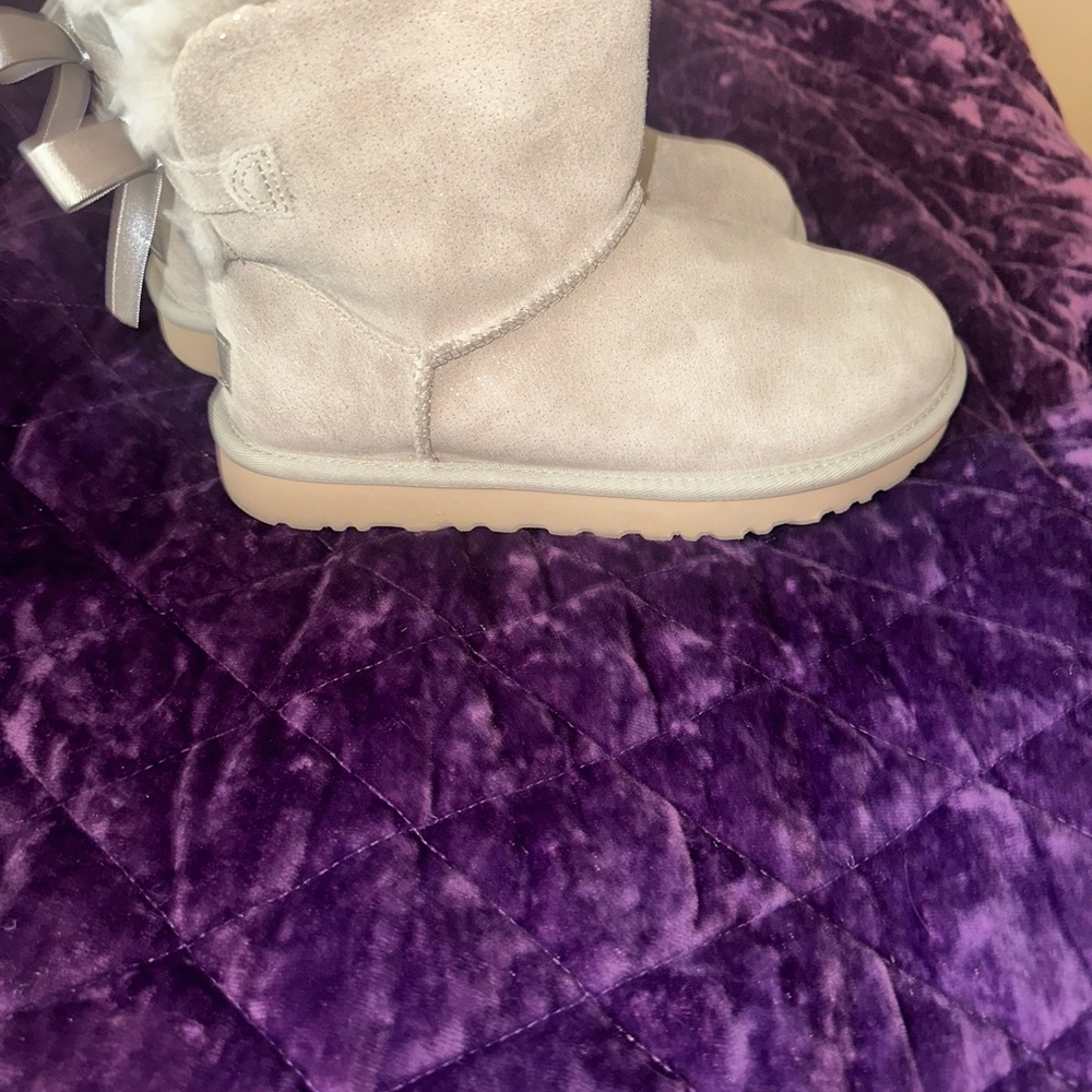 Uggs With Sparkles And Bow Authentic - image 2